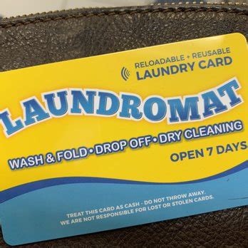 reloadable laundry card